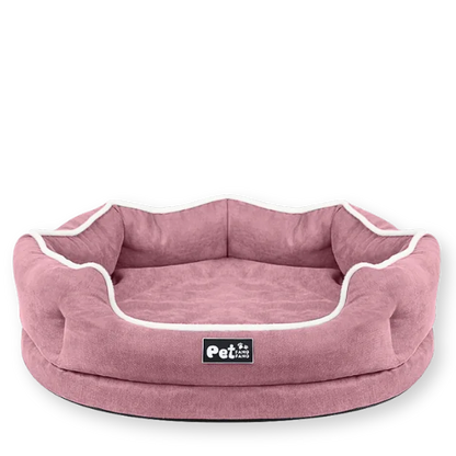 Memory Foam Velvet Pet Bed – Soft, Orthopedic, Washable