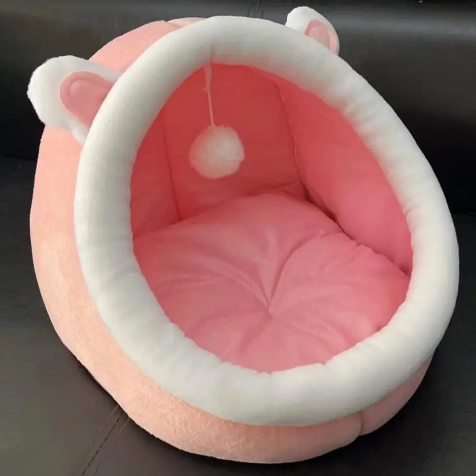 The Cozy Pod - Semi-Enclosed Cat Bed