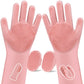 Bath Brush Finger Toothbrush for Dogs & Cats – Silicone Grooming Gloves Kit