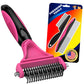 Dematting Tool Deshedding Brush: Stop Mats & Shedding | 3PCS