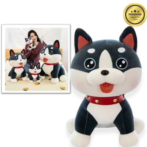 Husky Plush Toy – Soft Sleeping Pillow & Gift for Kids