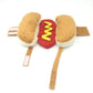 Hot Dog & Burger Pet Costume – Funny Outfit for Dogs & Cats