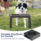Elevated Dog Bowl Stand with Slow Feeder – 5 Adjustable Heights