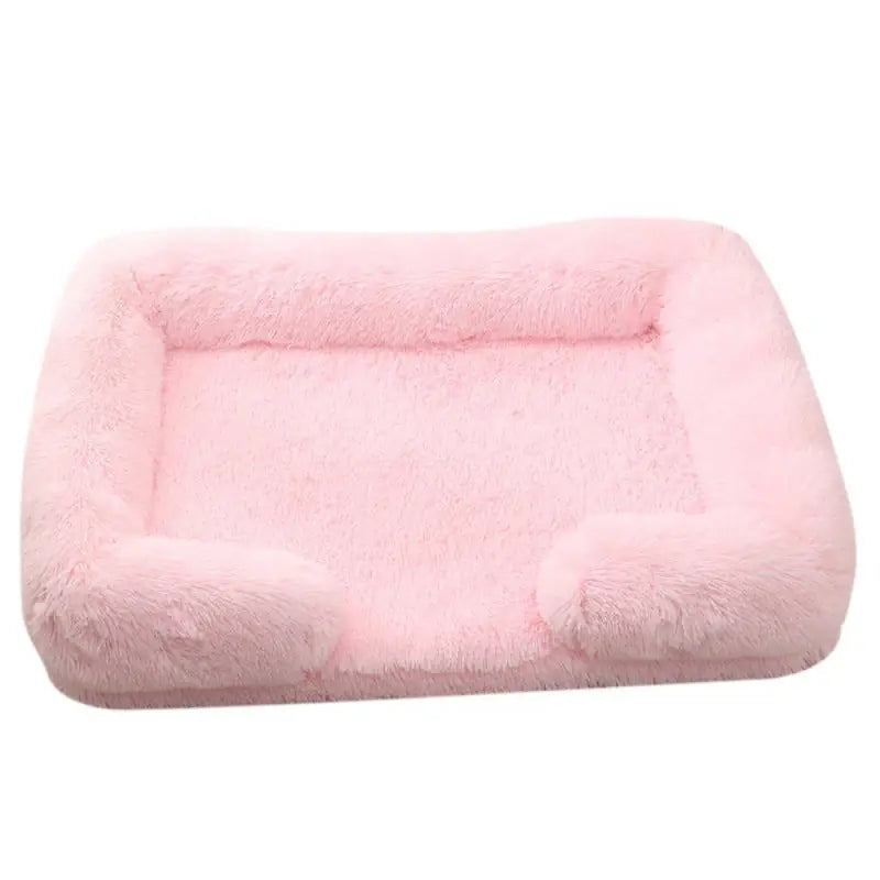 Plush Round Pet House – Winter Bed for Cats & Dogs