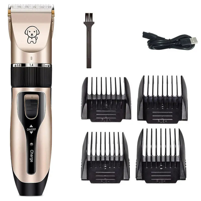 Low Noise Cordless Dog & Cat Grooming Clipper Kit | PawVortex