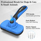 Self-Cleaning Slicker Brush for Dogs & Cats – Gentle Deshedding Tool