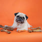 Nylabone Healthy Edibles Natural Dog Chews – Long Lasting Nylabones for Dogs | Chicken, Beef & Bacon