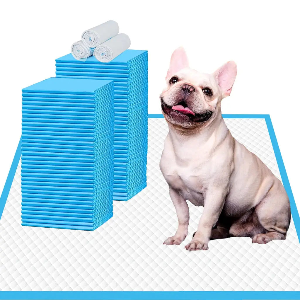 IMMCUTE Puppy Pee Pads 22"x23" & 30"x28" | 6-Layer Super Absorbent Leak-Proof Disposable Dog Training Pads