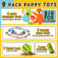 Zeaxuie Luxury Puppy Toys for Teething Small Dogs – Squeaky, Rope & Treat Ball Set