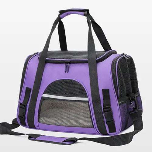 Portable Pet Backpack – Dog Outing & Crossbody Travel Bag