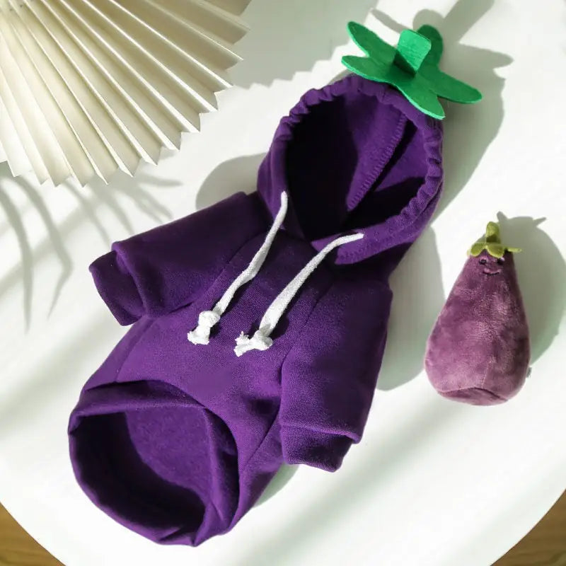 Fruity Friends Hoodie - Apple Print Pet Sweater