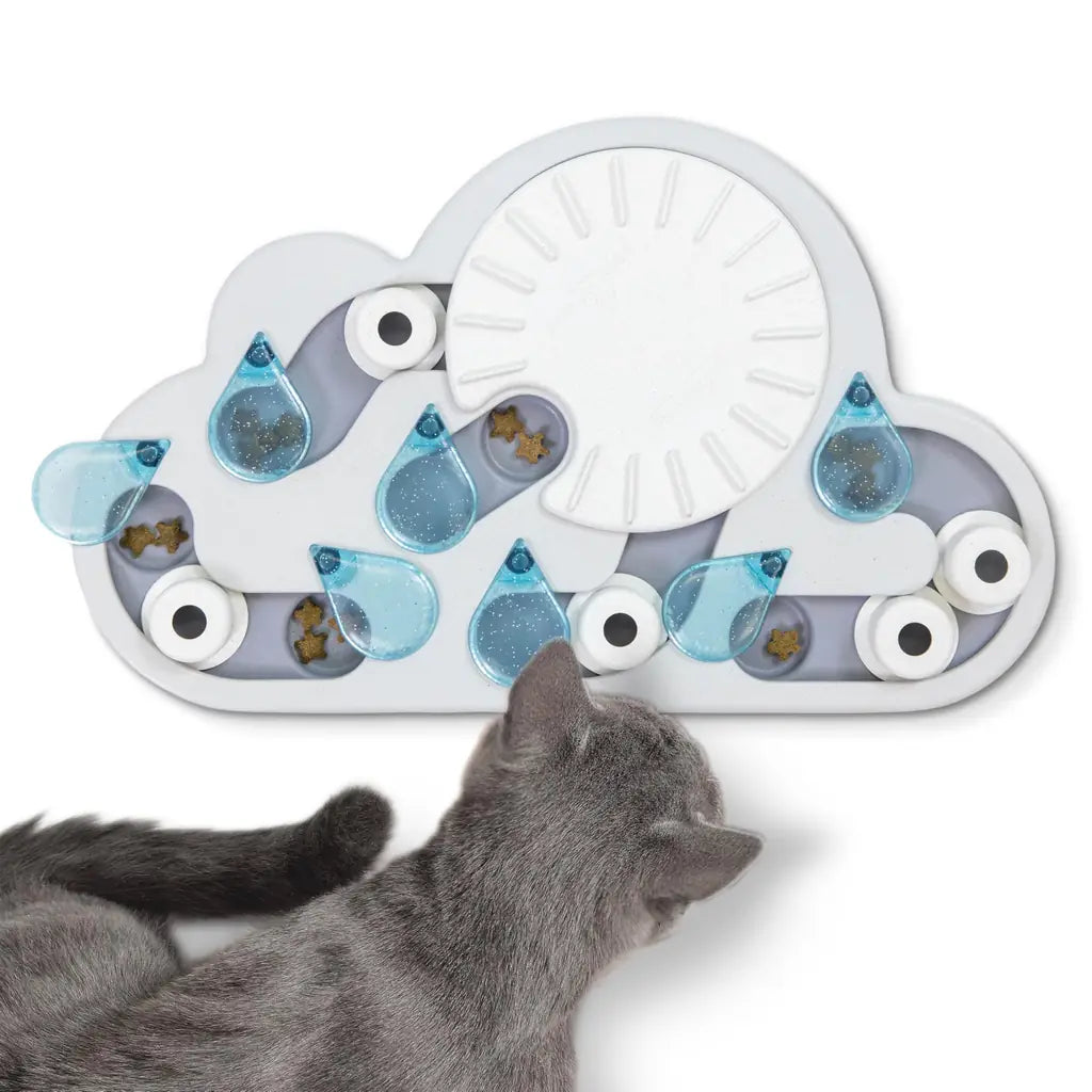 Catstages Nina Ottosson Rainy: Interactive Cat Puzzle Feeder