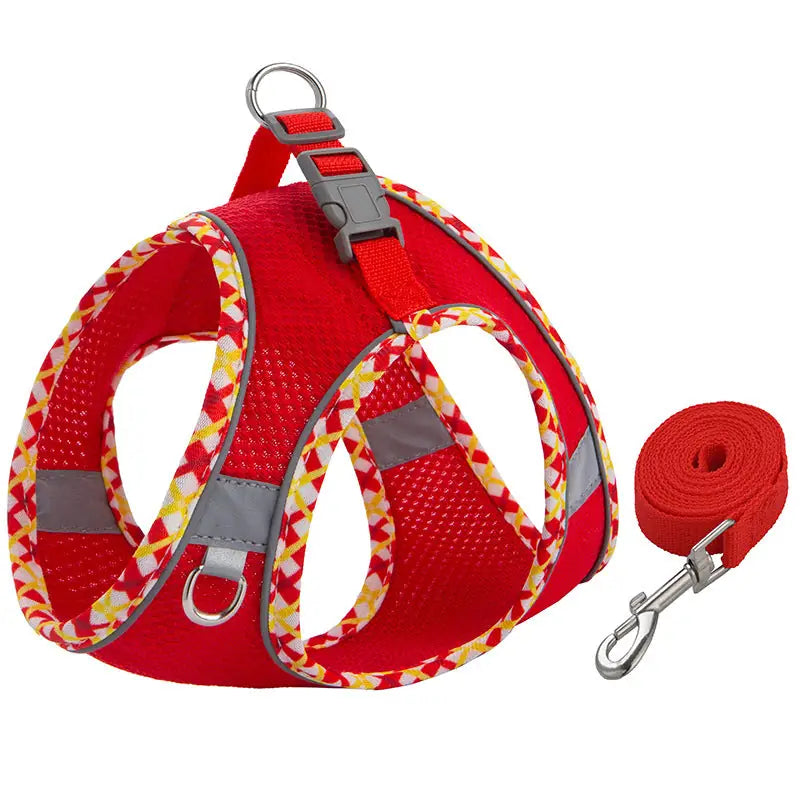 Adventure-Flow Reflective Harness & Leash Set