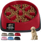 GORILLA GRIP Slow Feeder Dog Bowl | Stop Bloat & Improve Digestion