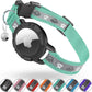 Reflective AirTag Cat Collar with Integrated Holder, Bell & Safety Elastic