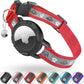 Reflective AirTag Cat Collar with Integrated Holder, Bell & Safety Elastic