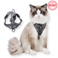 Reflective Vest Harness & Leash – Breathable for Dogs & Cats