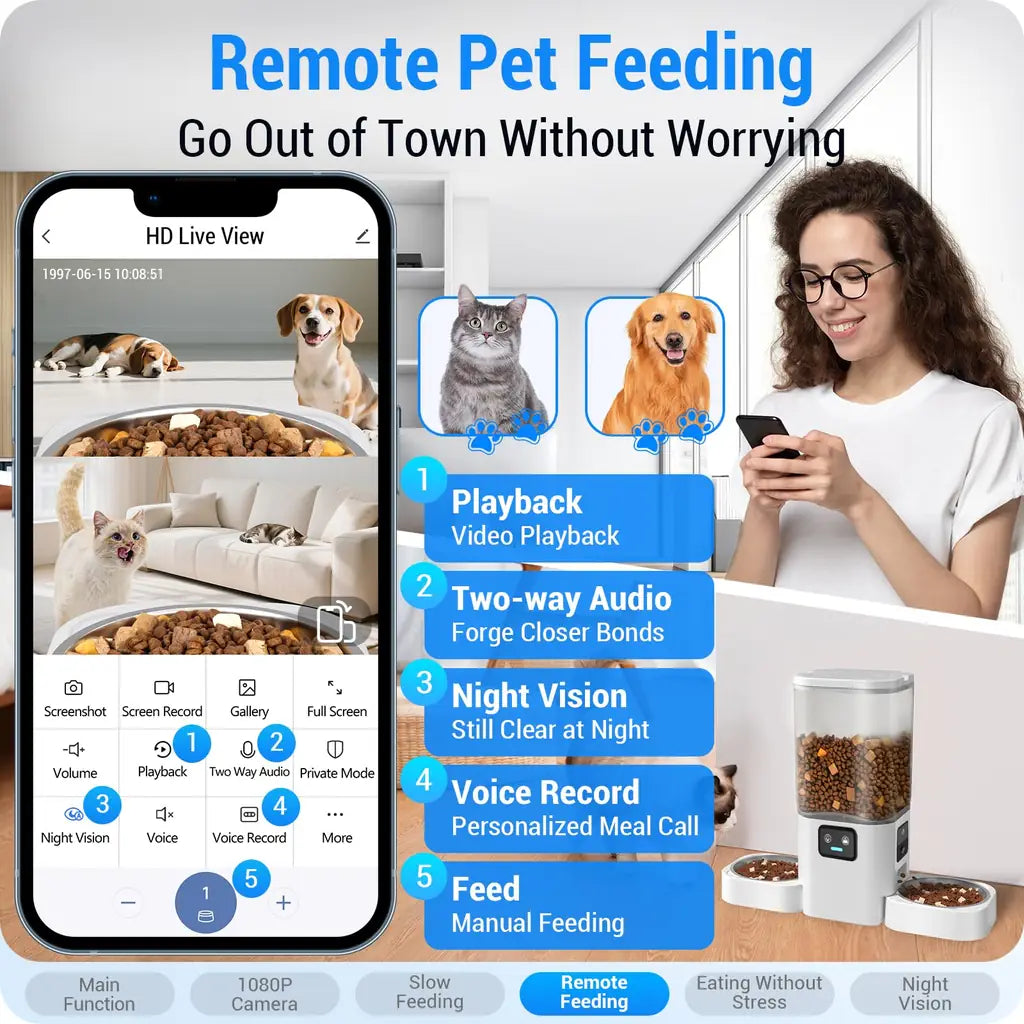 Smart Pet Feeder WiFi – Remote Feeding Anywhere