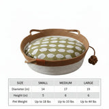 Woven Comfort Nest - All-Season Rattan Pet Bed