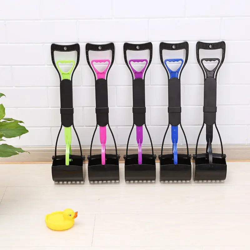 Long Handle Pet Poop Scooper – No-Bend Waste Picker Tool