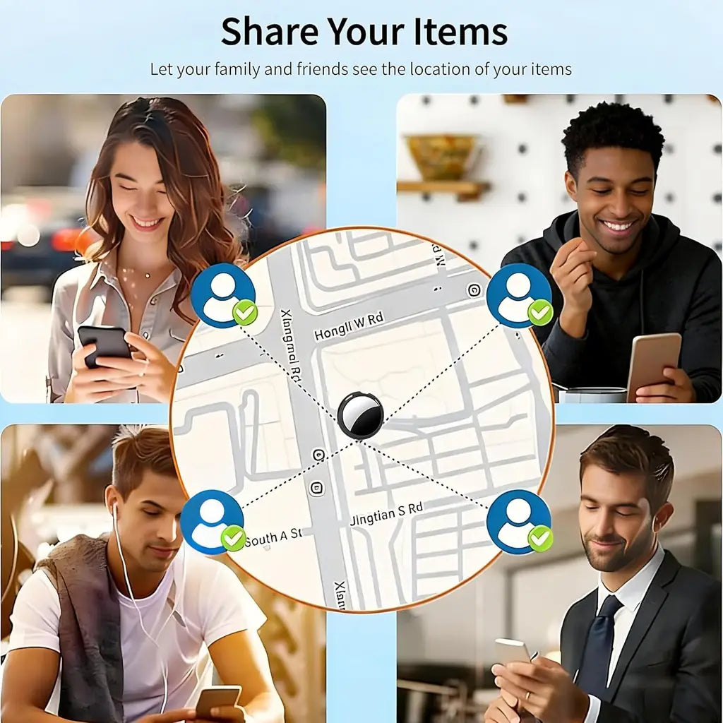 Apple Find My Pet Tracker 2 Pack – MFi Certified Bluetooth Tag for iPhone