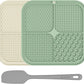 ChefAide 2 Pack Lick Mat for Dogs & Cats with Suction Cups – Slow Feeder, Anxiety Relief