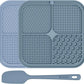 ChefAide 2 Pack Lick Mat for Dogs & Cats with Suction Cups – Slow Feeder, Anxiety Relief