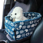 Small Dog Car Safety Seat – 2-in-1 Bed & Travel Booster