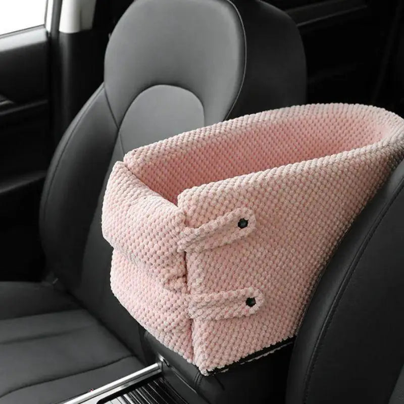Small Dog Car Safety Seat – 2-in-1 Bed & Travel Booster