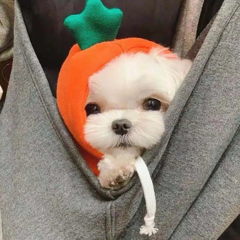 Cozy Critter Hoodie - Fleece Pet Sweater with Fun Design