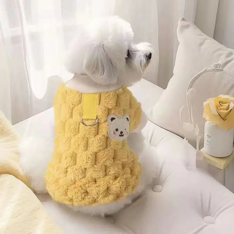 SnugFit Fleece Pet Vest - Cozy Winter Warmth