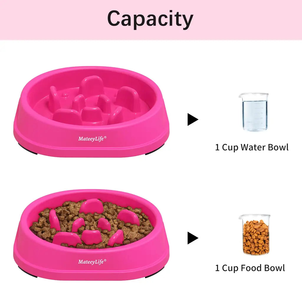 Choking Puzzle Cat Food Bowls That Protect Against Bloat