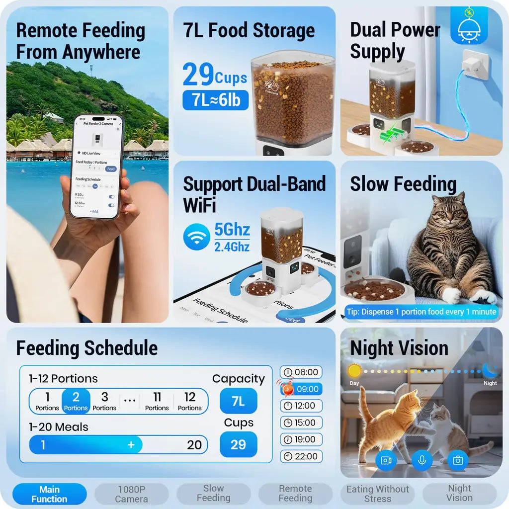 Smart Pet Feeder WiFi – Remote Feeding Anywhere