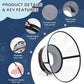 Sponge Core Dog Recovery Donut Collar – Soft Cone Alternative with Clear Vision Shield