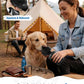 Lesotc Portable Dog Water Bottle with Bowl – 18oz / 28oz / 77oz Leak-Proof Dispenser for Dogs