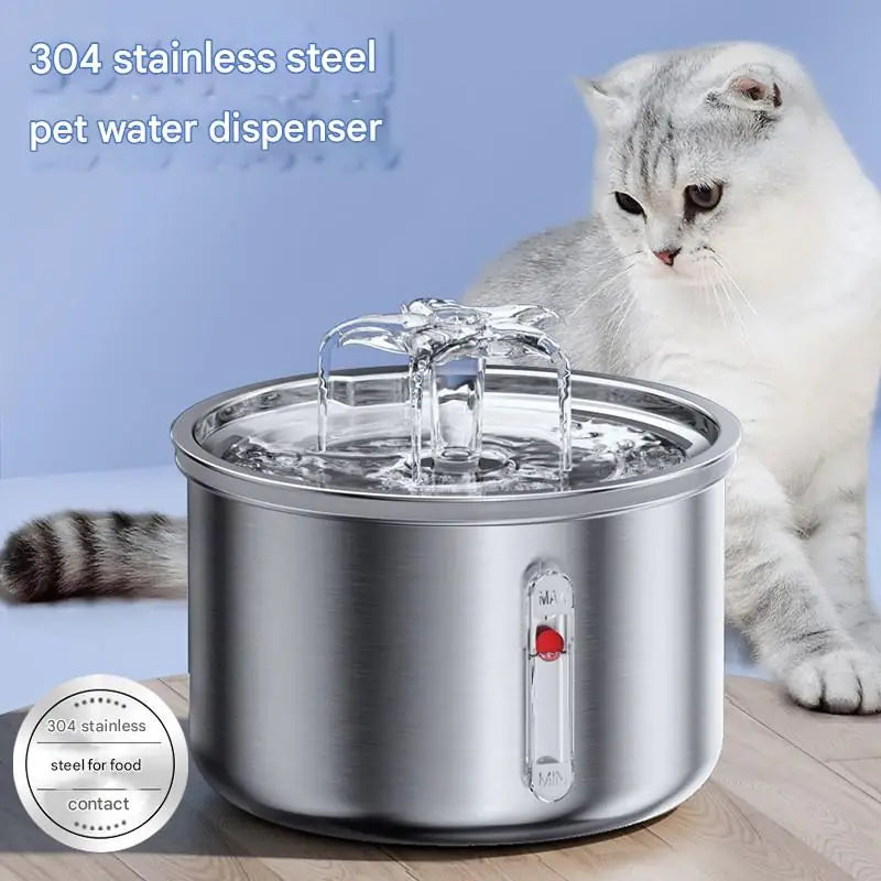 Smart Pet Feeding Bundle – Automatic Pet Feeder + Water Bottle + Drinking Fountain | PawVortex