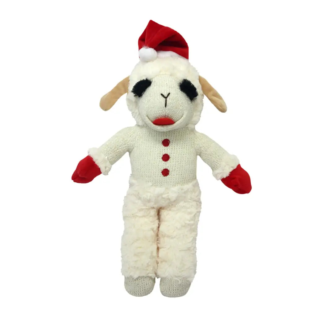 Lamb Chop Dog Plush Toy - Squeaky Toy for Small & Medium Dogs