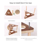 Wooden Sisal Cat Scratcher Ball – Scratch-Resistant Post