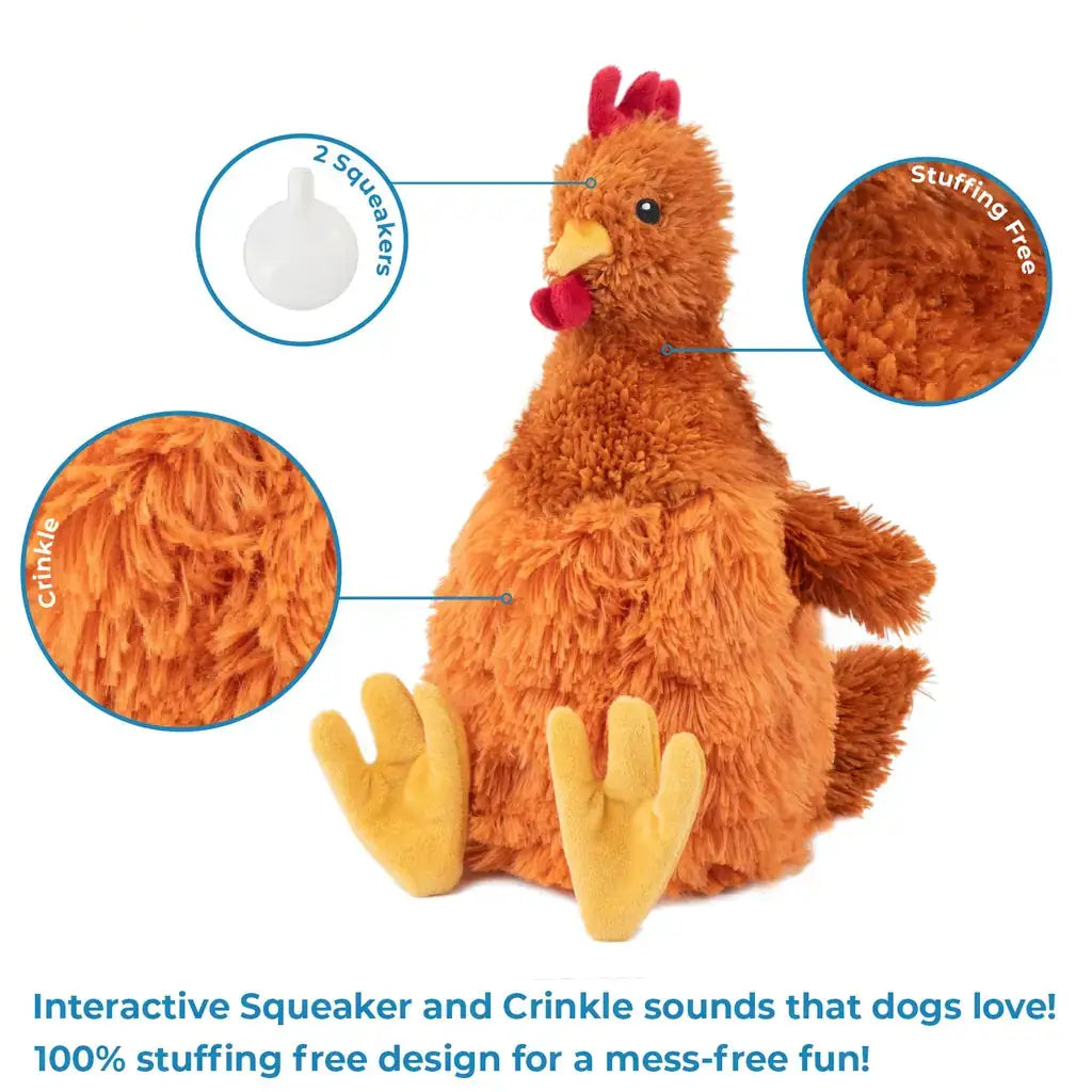 Best Pet Supplies Squeaky Crinkle Dog Chew Toy