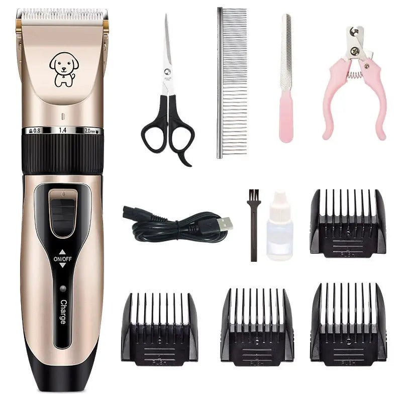 Low Noise Cordless Dog & Cat Grooming Clipper Kit | PawVortex