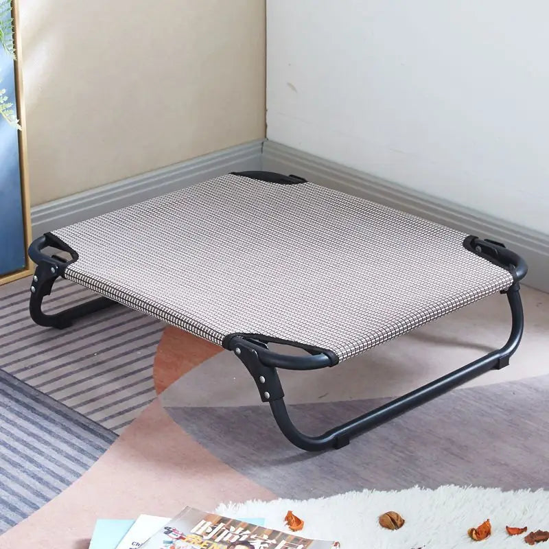 Hot Weather Summer Dog Bed – Foldable, Breathable Camp Bed for Medium & Large Dogs