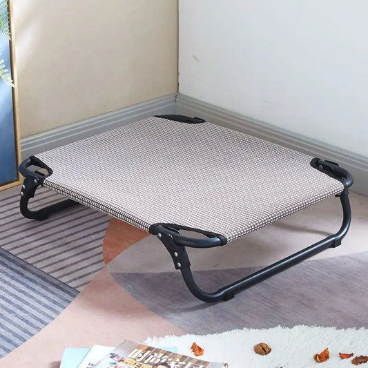 Hot Weather Summer Dog Bed – Foldable, Breathable Camp Bed for Medium & Large Dogs