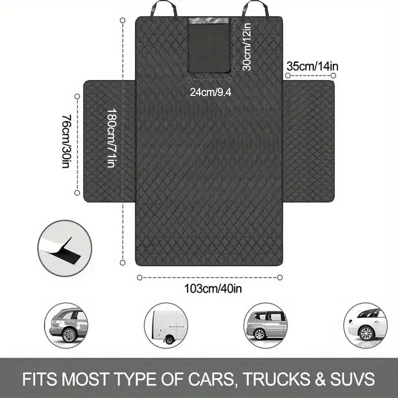 SUV Trunk Dog Car Mat – Waterproof Pet Cargo Liner