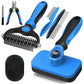 3-in-1 Dog Grooming Set | Slicker Brush, Dematting Rake & Flea Comb