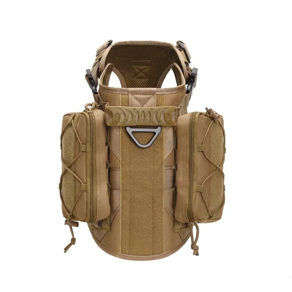 Tactical Dog Vest – MOLLE Outdoor Harness