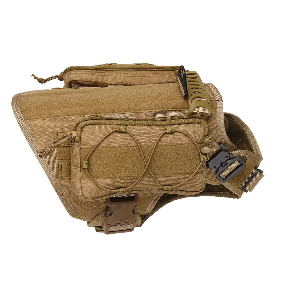 Tactical Dog Vest – MOLLE Outdoor Harness