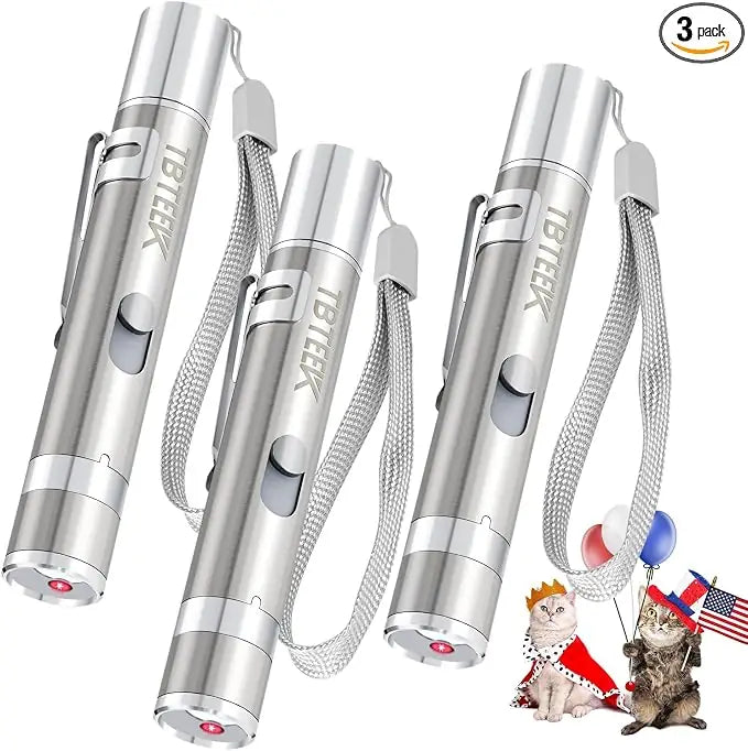 Rechargeable Laser Cat Toy - 5 Patterns 3 Modes