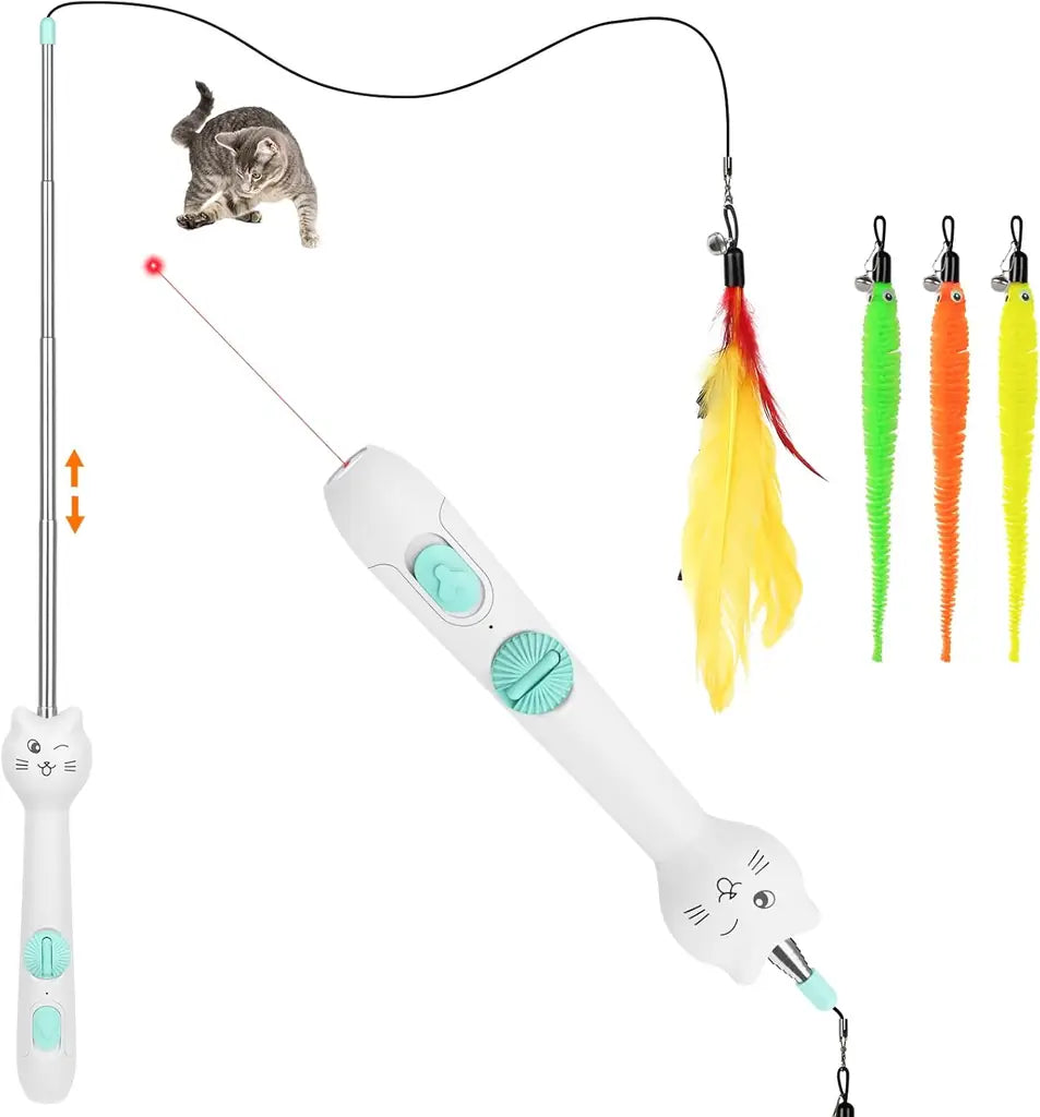 Rechargeable Laser Cat Toy - 5 Patterns 3 Modes