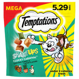 Temptations Cat Treats ShakeUps | Clucky Carnival | Crunchy & Soft Chicken Bites | 5.29 oz & 12-Pack