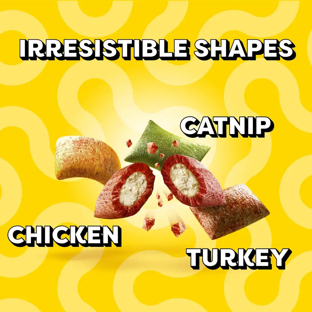 Temptations Cat Treats ShakeUps | Clucky Carnival | Crunchy & Soft Chicken Bites | 5.29 oz & 12-Pack